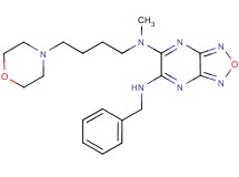 N'-benzyl-N-methyl-N-[4-(4-morpholinyl)butyl][1,2,5]oxadiazolo[3,4-b]pyrazine-5,6-diamine