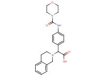 3,4-dihydroisoquinolin-2(1H)-yl{4-[(morpholin-4-ylcarbonyl)amino]phenyl}acetic acid