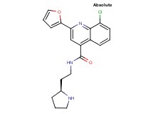 8-chloro-2-(2-furyl)-N-{2-[(2S)-2-pyrrolidinyl]ethyl}-4-quinolinecarboxamide hydrochloride