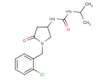 N-[1-(2-chlorobenzyl)-5-oxo-3-pyrrolidinyl]-N'-isopropylurea