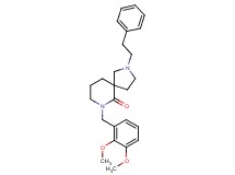 7-(2,3-dimethoxybenzyl)-2-(2-phenylethyl)-2,7-diazaspiro[4.5]decan-6-one