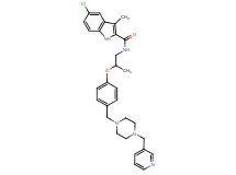 5-chloro-3-methyl-N-[2-(4-{[4-(3-pyridinylmethyl)-1-piperazinyl]methyl}phenoxy)propyl]-1H-indole-2-carboxamide