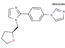 2-[4-(1H-imidazol-1-yl)phenyl]-1-[(2S)-tetrahydrofuran-2-ylmethyl]-1H-imidazole