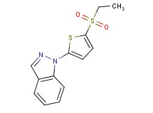 1-[5-(ethylsulfonyl)-2-thienyl]-1H-indazole