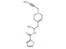 N-[2-(1-but-2-yn-1-yl-1,2,3,6-tetrahydropyridin-4-yl)-1-methylethyl]-2-furamide