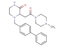 4-(4-biphenylylmethyl)-3-[2-(4-methyl-1-piperazinyl)-2-oxoethyl]-2-piperazinone