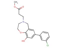 methyl 3-[7-(3-chlorophenyl)-9-hydroxy-2,3-dihydro-1,4-benzoxazepin-4(5H)-yl]propanoate
