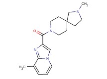 2-methyl-8-[(8-methylimidazo[1,2-a]pyridin-2-yl)carbonyl]-2,8-diazaspiro[4.5]decane