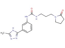 N-[3-(5-methyl-4H-1,2,4-triazol-3-yl)phenyl]-N'-[3-(2-oxopyrrolidin-1-yl)propyl]urea