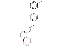 (2,3-dimethoxybenzyl){[2-(3-methylphenyl)pyrimidin-5-yl]methyl}amine