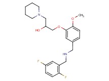 1-(5-{[(2,5-difluorobenzyl)amino]methyl}-2-methoxyphenoxy)-3-(1-piperidinyl)-2-propanol
