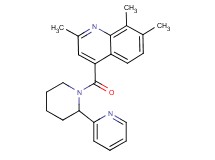 2,7,8-trimethyl-4-{[2-(2-pyridinyl)-1-piperidinyl]carbonyl}quinoline