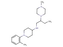 1-(2-methylphenyl)-N-[2-(4-methylpiperazin-1-yl)butyl]piperidin-4-amine