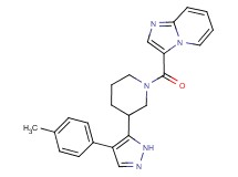 3-({3-[4-(4-methylphenyl)-1H-pyrazol-5-yl]piperidin-1-yl}carbonyl)imidazo[1,2-a]pyridine