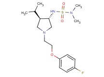 N'-{(3S*,4R*)-1-[2-(4-fluorophenoxy)ethyl]-4-isopropylpyrrolidin-3-yl}-N,N-dimethylsulfamide