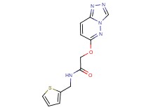 N-(2-thienylmethyl)-2-([1,2,4]triazolo[4,3-b]pyridazin-6-yloxy)acetamide