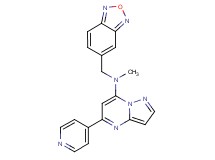N-(2,1,3-benzoxadiazol-5-ylmethyl)-N-methyl-5-(4-pyridinyl)pyrazolo[1,5-a]pyrimidin-7-amine