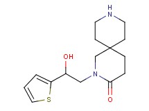 2-[2-hydroxy-2-(2-thienyl)ethyl]-2,9-diazaspiro[5.5]undecan-3-one