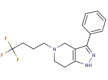 3-phenyl-5-(4,4,4-trifluorobutyl)-4,5,6,7-tetrahydro-1H-pyrazolo[4,3-c]pyridine