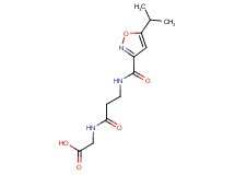 N-[(5-isopropyl-3-isoxazolyl)carbonyl]-beta-alanylglycine