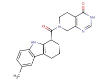 7-[(6-methyl-2,3,4,9-tetrahydro-1H-carbazol-1-yl)carbonyl]-5,6,7,8-tetrahydropyrido[3,4-d]pyrimidin-4(3H)-one