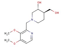 (3R*,4R*)-1-[(3,4-dimethoxy-2-pyridinyl)methyl]-4-(hydroxymethyl)-3-piperidinol