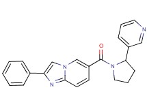 2-phenyl-6-[(2-pyridin-3-ylpyrrolidin-1-yl)carbonyl]imidazo[1,2-a]pyridine
