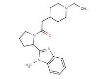 2-{1-[(1-ethyl-4-piperidinyl)acetyl]-2-pyrrolidinyl}-1-methyl-1H-benzimidazole