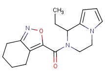 3-[(1-ethyl-3,4-dihydropyrrolo[1,2-a]pyrazin-2(1H)-yl)carbonyl]-4,5,6,7-tetrahydro-2,1-benzisoxazole