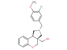 [(3aS*,9bS*)-2-(3-chloro-4-methoxybenzyl)-1,2,3,9b-tetrahydrochromeno[3,4-c]pyrrol-3a(4H)-yl]methanol