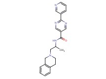 N-[2-(3,4-dihydro-2(1H)-isoquinolinyl)-1-methylethyl]-2-(3-pyridinyl)-5-pyrimidinecarboxamide