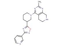 2-methyl-4-[3-(3-pyridin-3-yl-1,2,4-oxadiazol-5-yl)piperidin-1-yl]-5,6,7,8-tetrahydropyrido[3,4-d]pyrimidine