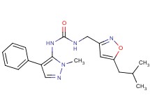 N-[(5-isobutylisoxazol-3-yl)methyl]-N'-(1-methyl-4-phenyl-1H-pyrazol-5-yl)urea