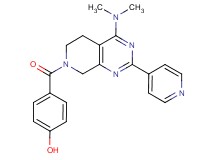 4-{[4-(dimethylamino)-2-(4-pyridinyl)-5,8-dihydropyrido[3,4-d]pyrimidin-7(6H)-yl]carbonyl}phenol