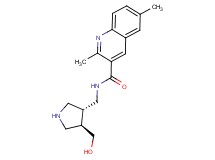 N-{[rel-(3R,4R)-4-(hydroxymethyl)-3-pyrrolidinyl]methyl}-2,6-dimethyl-3-quinolinecarboxamide dihydrochloride