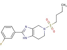 5-(butylsulfonyl)-2-(3-fluorophenyl)-4,5,6,7-tetrahydro-1H-imidazo[4,5-c]pyridine
