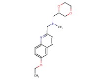(1,4-dioxan-2-ylmethyl)[(6-ethoxyquinolin-2-yl)methyl]methylamine