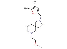2-[(4,5-dimethyl-2-furyl)methyl]-7-(2-methoxyethyl)-2,7-diazaspiro[4.5]decane