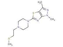 1,3-dimethyl-5-{4-[2-(methylthio)ethyl]piperazin-1-yl}-1H-pyrazolo[3,4-d][1,3]thiazole