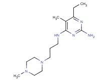 6-ethyl-5-methyl-N~4~-[3-(4-methylpiperazin-1-yl)propyl]pyrimidine-2,4-diamine
