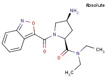 (4S)-4-amino-1-(2,1-benzisoxazol-3-ylcarbonyl)-N,N-diethyl-L-prolinamide