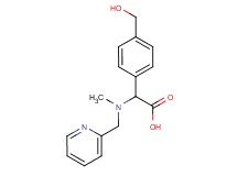 [4-(hydroxymethyl)phenyl][methyl(pyridin-2-ylmethyl)amino]acetic acid