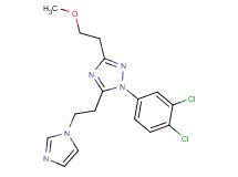 1-(3,4-dichlorophenyl)-5-[2-(1H-imidazol-1-yl)ethyl]-3-(2-methoxyethyl)-1H-1,2,4-triazole