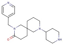 8-(4-piperidinyl)-2-(4-pyridinylmethyl)-2,8-diazaspiro[5.5]undecan-3-one