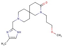 2-(3-methoxypropyl)-9-[(4-methyl-1H-imidazol-2-yl)methyl]-2,9-diazaspiro[5.5]undecan-3-one
