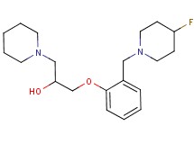 1-{2-[(4-fluoropiperidin-1-yl)methyl]phenoxy}-3-piperidin-1-ylpropan-2-ol