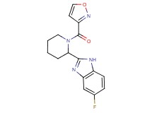 5-fluoro-2-[1-(3-isoxazolylcarbonyl)-2-piperidinyl]-1H-benzimidazole trifluoroacetate