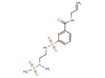 N-allyl-3-[({2-[methyl(methylsulfonyl)amino]ethyl}amino)sulfonyl]benzamide