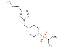 2-(1-{[1-(isopropylsulfonyl)-4-piperidinyl]methyl}-1H-1,2,3-triazol-4-yl)ethanol