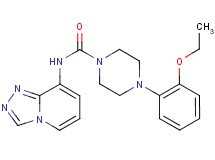 4-(2-ethoxyphenyl)-N-[1,2,4]triazolo[4,3-a]pyridin-8-ylpiperazine-1-carboxamide